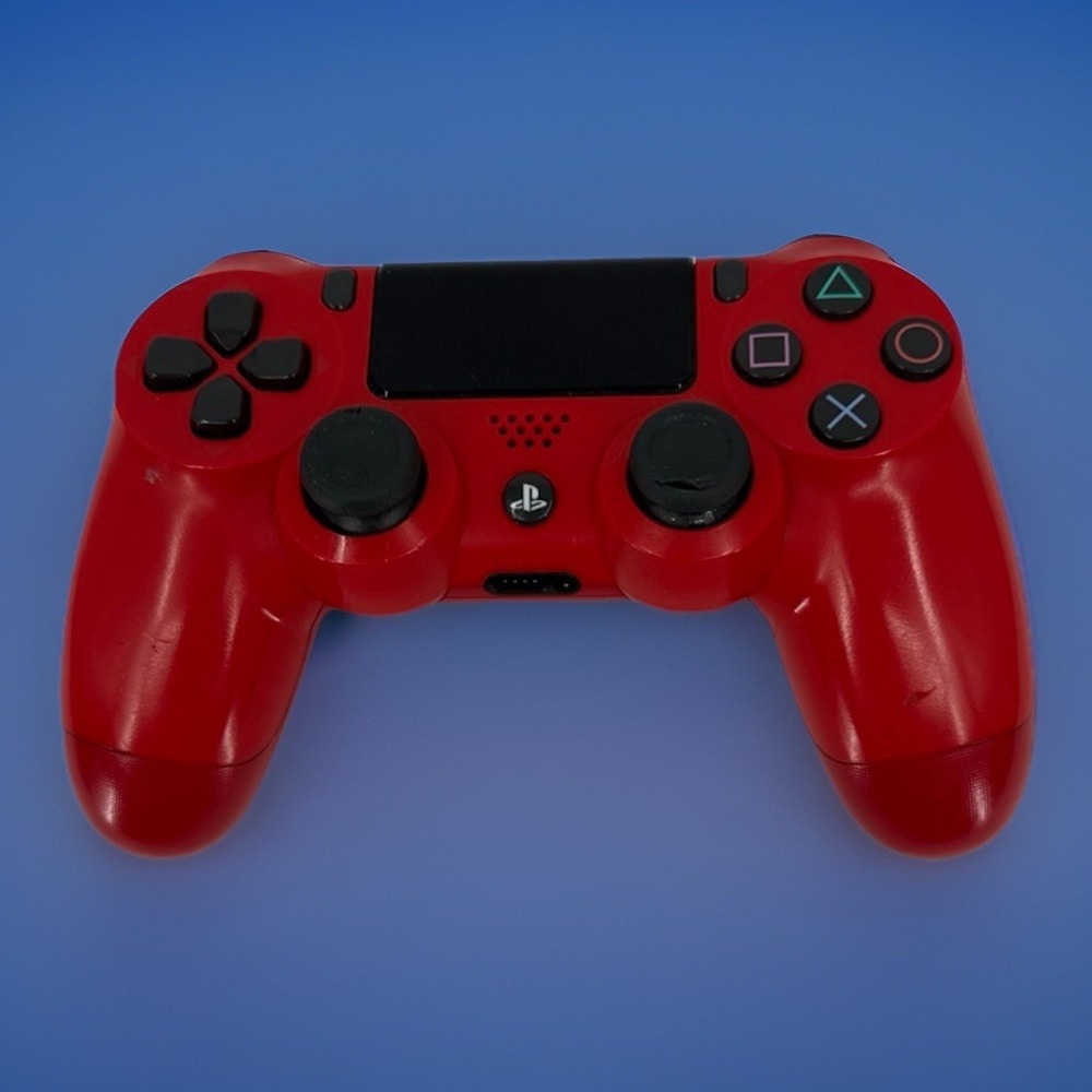Used Sony PS4 CUH-ZCT2U Video Game Controller Red Untested